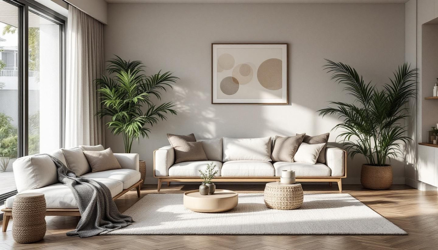 Wie man ein modernes und gemütliches Wohnzimmer gestaltet